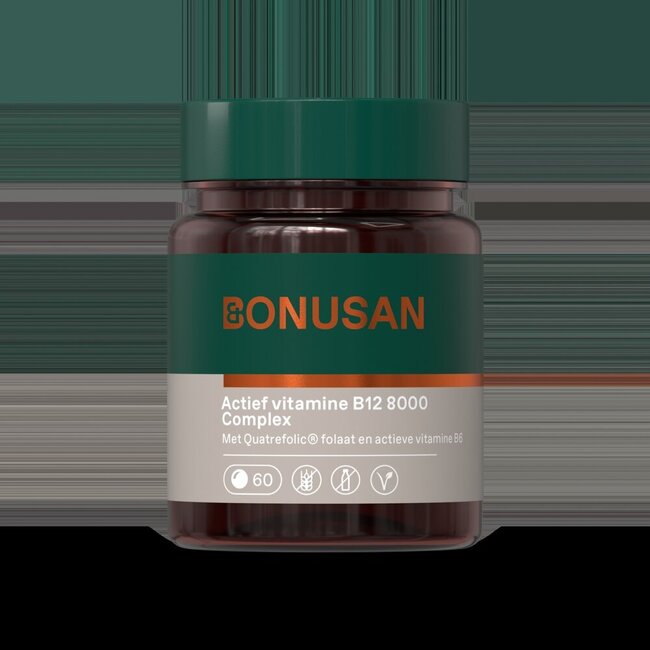 Bonusan Vitamine B12 8000mcg actief 60 Zuigtabletten