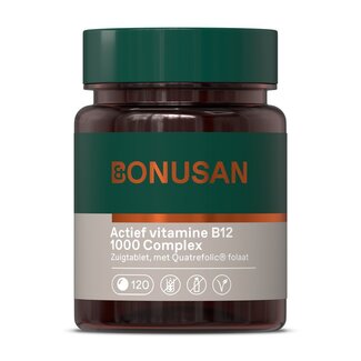 Bonusan Bonusan Actief vitamine B12 1000 Complex 120 Zuigtabletten