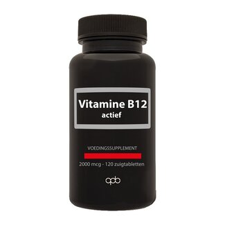 APB Holland Vitamine B12 actief 2000mcg 120 Zuigtabletten