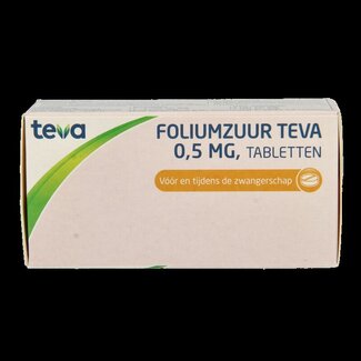 Teva Teva Foliumzuur 0.5mg 90 Stuks