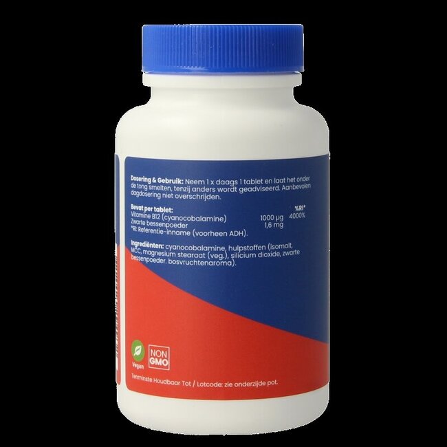 OrthoVitaal Vitamine B12 1000 mcg 100 Comprimés à sucer