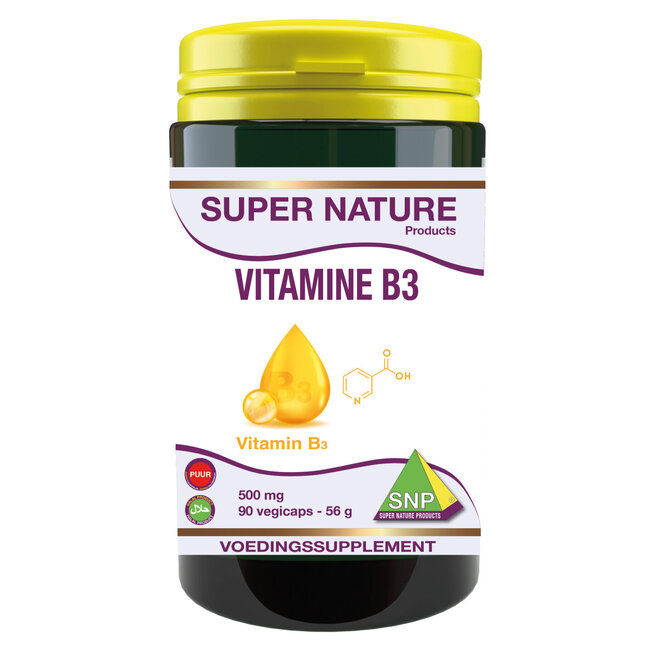 SNP Vitamine B3 500mg puur 90 Vegetarische capsules