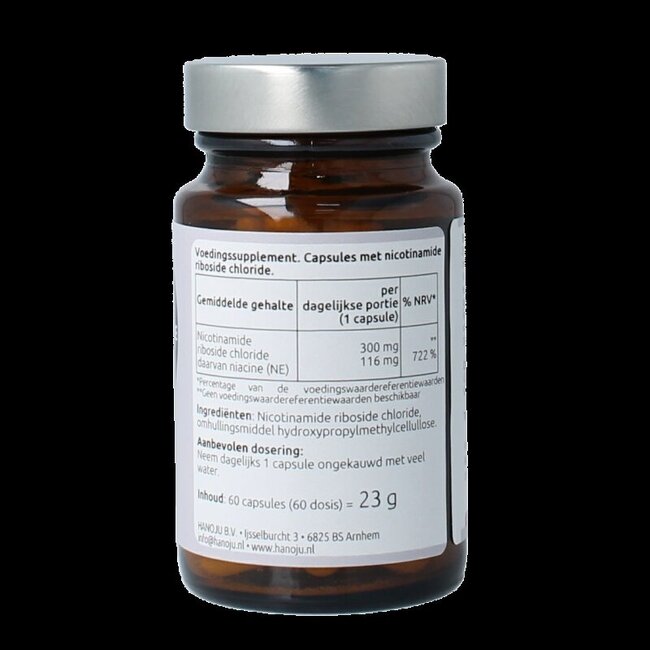 Hanoju NR Nicotinamide riboside 300 mg 60 gélules