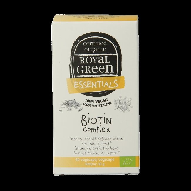 Royal Green Biotine complex bio 60 Vegetarische capsules