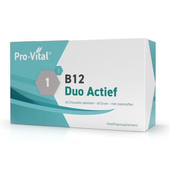 Pro-Vital Vitamine B12 duo actief 60 Tabletten