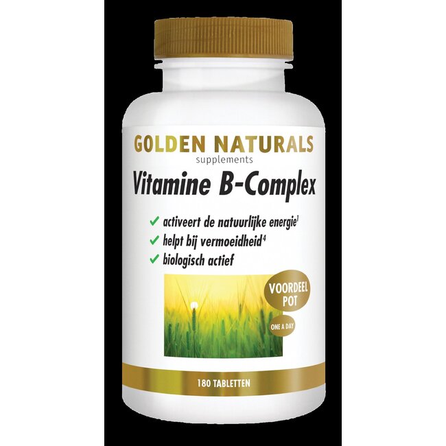 Golden Naturals Vitamine B-complex 180 Tabletten