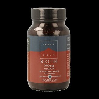 Terranova Terranova Biotin 300mcg complex 50 Vegetarische capsules