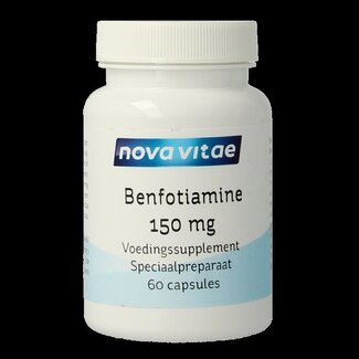 Nova Vitae Nova Vitae Benfotiamine (vitamine B1) 150mg 60 Vegetarische capsules