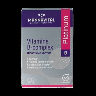 Mannavital Mannavital Vitamine B complexe platinum 60 gélules végétales