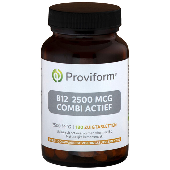Proviform Vitamine B12 2500mcg combi actief 180 Zuigtabletten