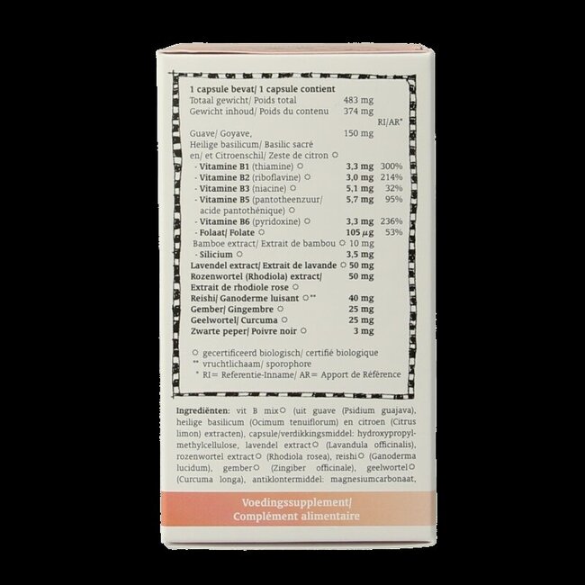 Royal Green Vitamine B complex bio 60 Vegetarische capsules