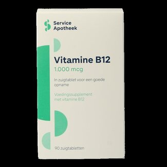 Service Apotheek Service Apotheek Vitamine B12 1000mcg 90 Zuigtabletten
