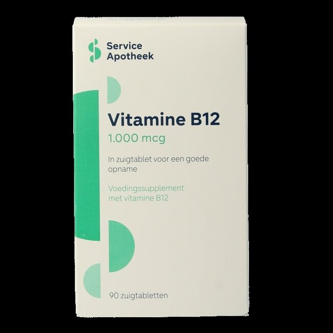 Service Apotheek Vitamine B12 1000mcg 90 Zuigtabletten