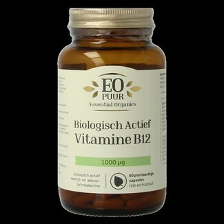 Essential Organ Essential Organ B12 biologisch actief 1000mcg puur 60 Vegetarische capsules