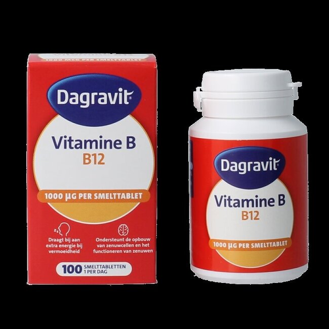 Dagravit Vitamine B12 1000 mcg 100 comprimés orodispersibles
