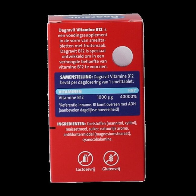 Dagravit Vitamine B12 1000mcg smelt 100 Tabletten