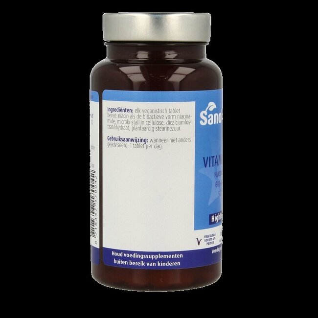 SanoPharm Vitamine B3 niacinamide 50mg 60 Tabletten