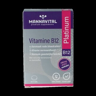 Mannavital Mannavital Vitamine B12 platinum 60 comprimés