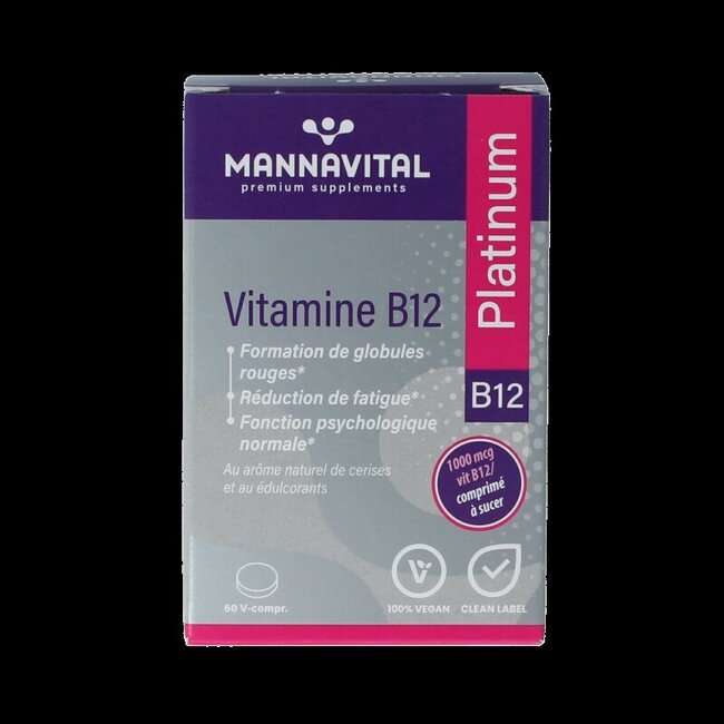 Mannavital Vitamine B12 platinum 60 Tabletten