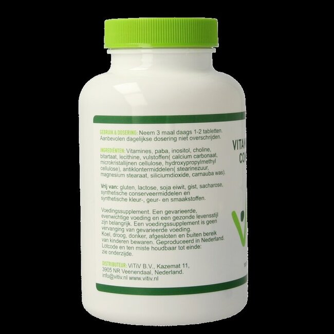Vitiv Vitamine B50 complexe 100 comprimés