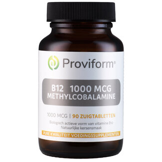 Proviform Proviform Vitamine B12 1000mcg methylcobalamine 90 Zuigtabletten