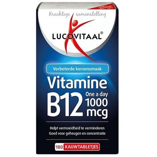 Lucovitaal Lucovitaal Vitamine B12 1000mcg 180 Kauwtabletten