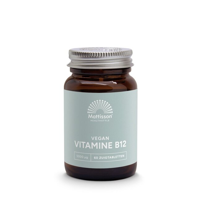 Mattisson Vitamine B12 methylcobalamine 5000mcg 60 Zuigtabletten