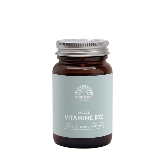 Mattisson Vitamine B12 methylcobalamine 1000mcg 60 Zuigtabletten