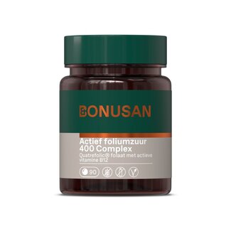 Bonusan Bonusan Actief foliumzuur 400 complex 90 Tabletten