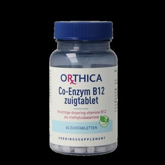 Orthica Orthica Co-enzym B12 60 Zuigtabletten