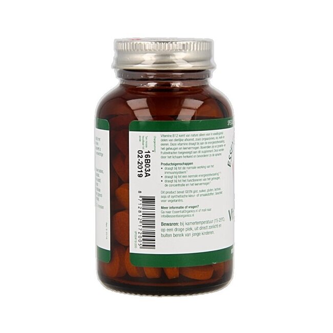 Essential Organ Vitamine B12 1000 mcg 90 comprimés