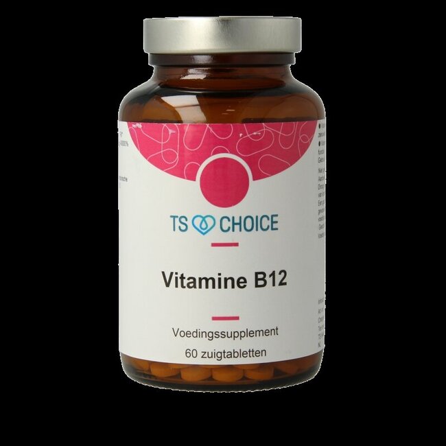 TS Choice Vitamine B12 cobalamine 60 Zuigtabletten