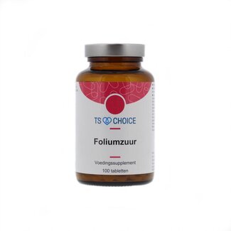 TS Choice Foliumzuur 400 Vitamine B11 100 Tabletten