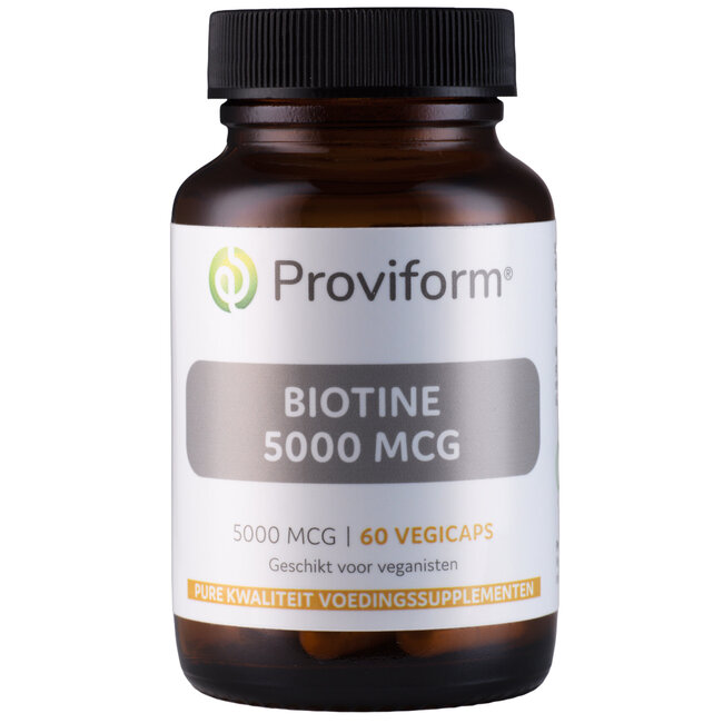 Proviform Biotine 5000mcg 60 Vegetarische capsules