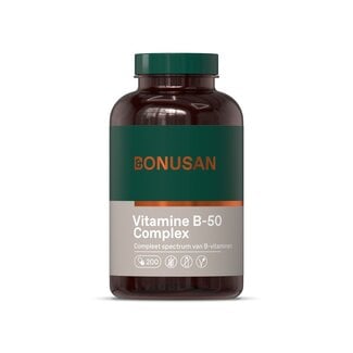 Bonusan Bonusan Vitamine B50 complex 200 Capsules