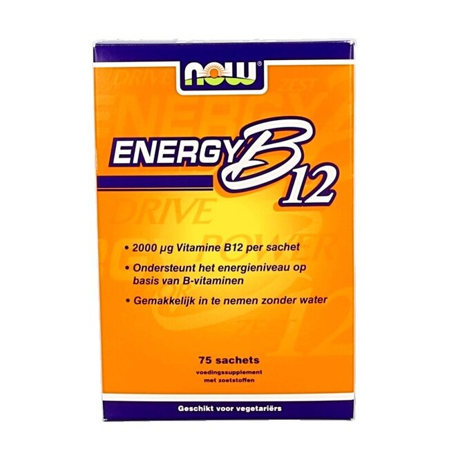 NOW Energy B12 2000mcg 75 Sachets