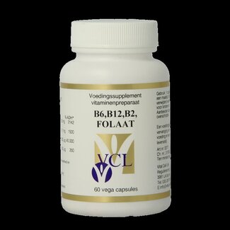 Vital Cell Life Vital Cell Life Vitamine B6/B12/B2 folaat 60 Capsules