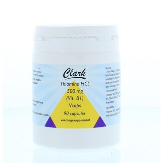 Clark Clark Vitamine B1 500mg 90 Vegetarische capsules