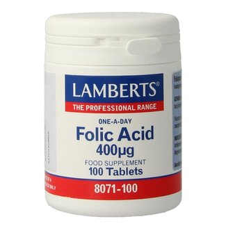 Lamberts Lamberts Vitamine B11 400 mcg (acide folique) 100 comprimés
