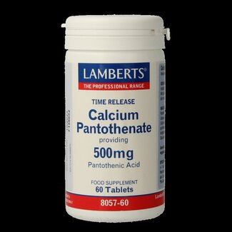 Lamberts Lamberts Vitamine B5 (calcium pantothenaat) time release 60 Tabletten