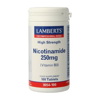 Lamberts Lamberts Vitamine B3 250mg (nicotinamide) 100 Tabletten