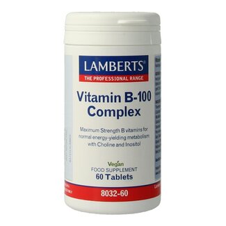 Lamberts Lamberts Vitamine B100 complex 60 Tabletten