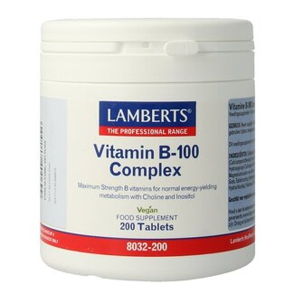Lamberts Lamberts Vitamine B100 complexe 200 Comprimés