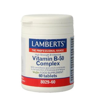 Lamberts Lamberts Vitamine B50 complex 60 Tabletten