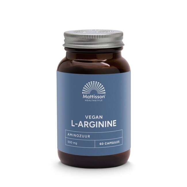 Mattisson L-Arginine 500mg 60 Vegetarische capsules