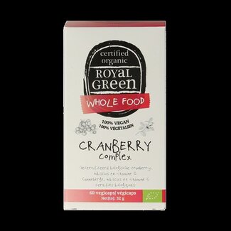Royal Green Royal Green Cranberry complex bio 60 Vegetarische capsules