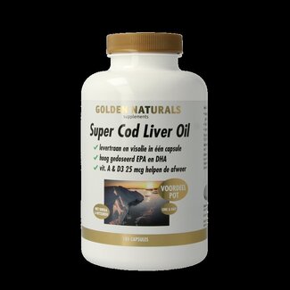 Golden Naturals Golden Naturals Super cod liver oil 180 Capsules