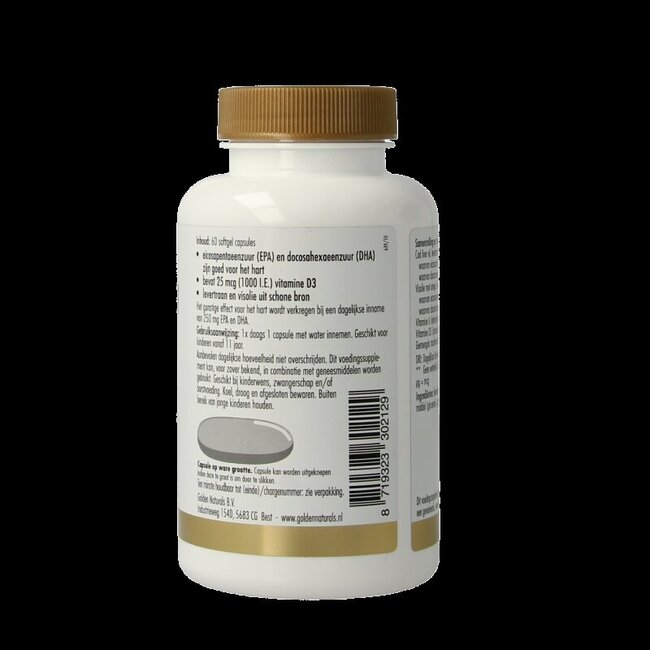 Golden Naturals Super cod liver oil 60 Capsules