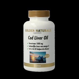 Golden Naturals Golden Naturals Cod liver oil 90 Capsules