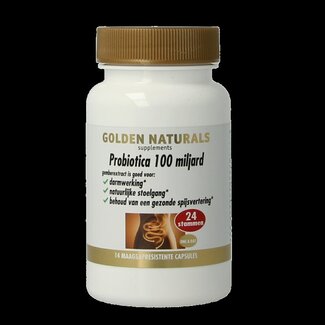 Golden Naturals Golden Naturals Probiotiques 100 milliards 14 gélules végétales